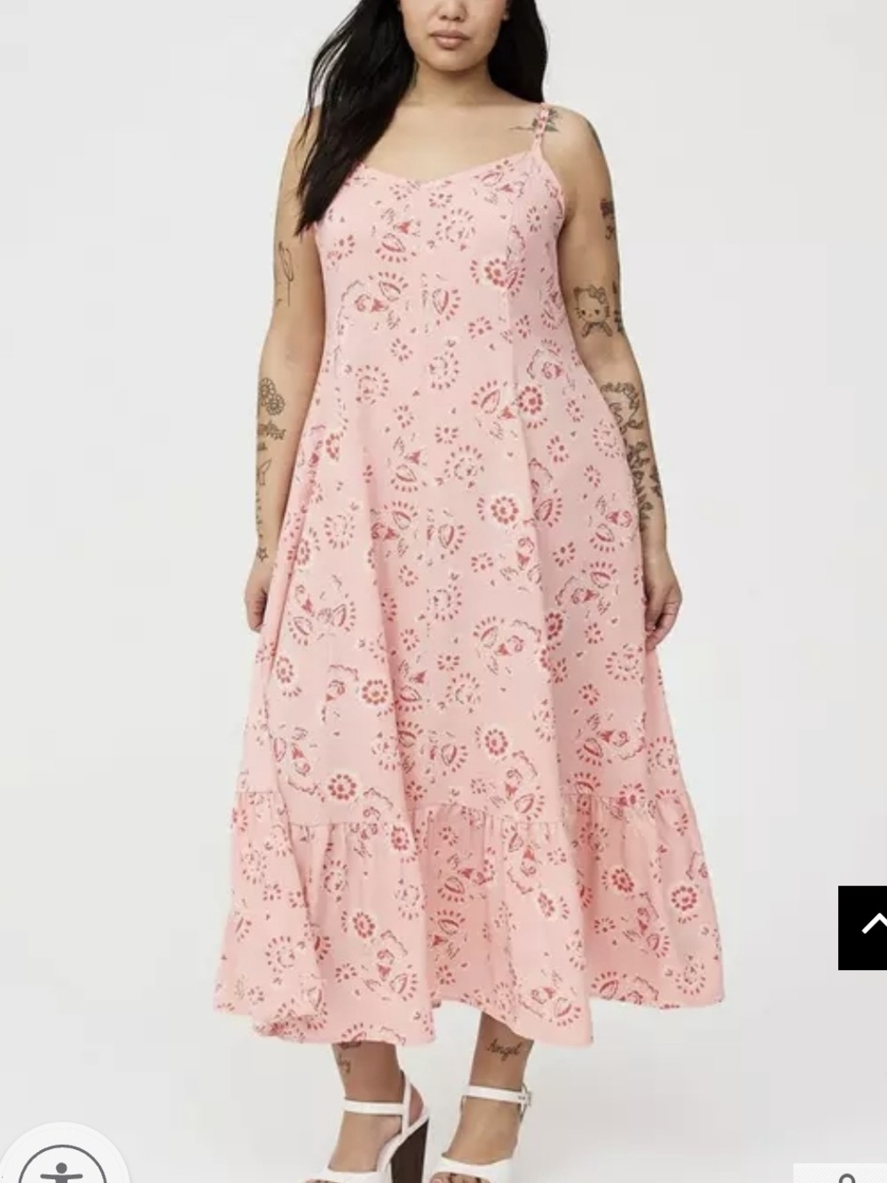 Torrid Tiered Trapeze Maxi Dress